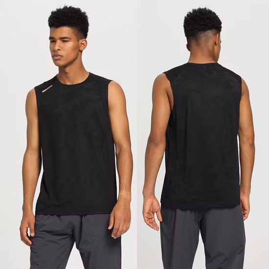 New Arrival Silk Screen Print Custom Made Logo Stinger Tank Top Bodybuilding Gym 100% Cotton Tank Top Vest for Men