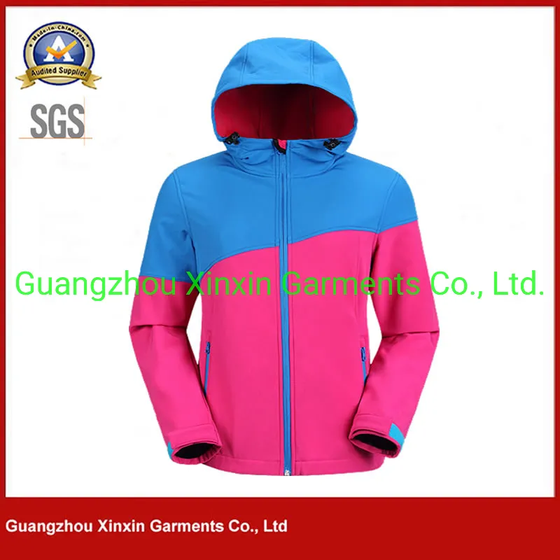 Printed Logo Winter Coat Women Hoodies Sports Biker Zipper Jackets